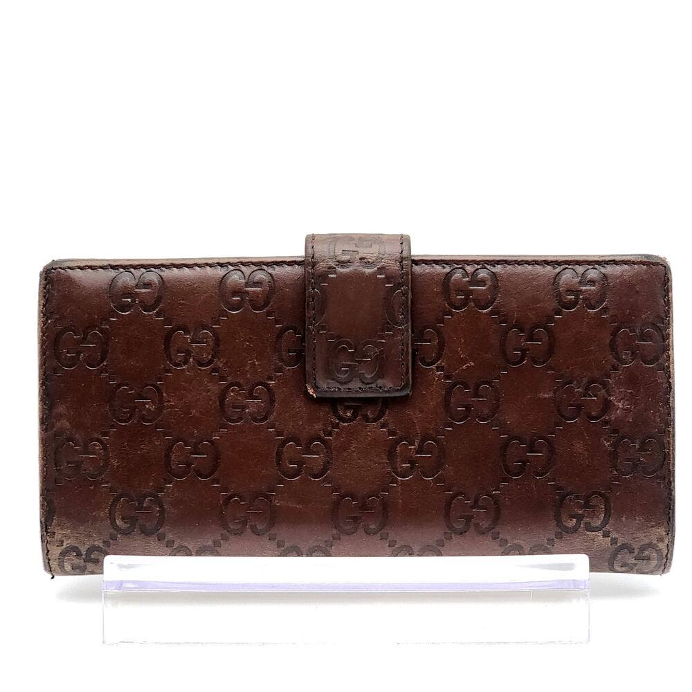 GUCCI Guccissima Margaux Calfskin Continental Flap Wallet - Picture 9 of 16